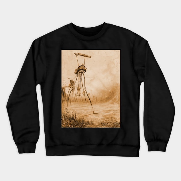 War Of The Worlds Crewneck Sweatshirt by JoolyA